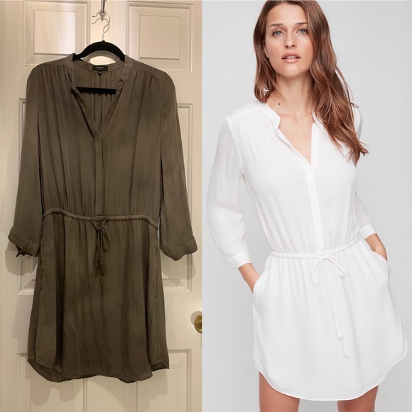 Aritzia Dresses & Skirts - New Babaton Bennett dress w/brownish marbling